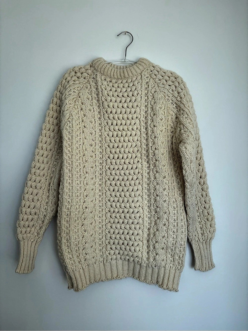 Vintage Donegal Hand Knit Sweater | New | Made in Ireland
